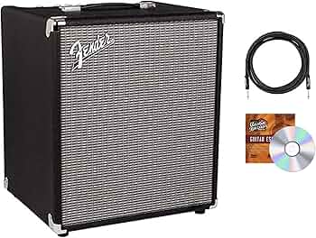 Amazon.com: Fender Rumble 100 Bass Combo Amplifier Bundle with